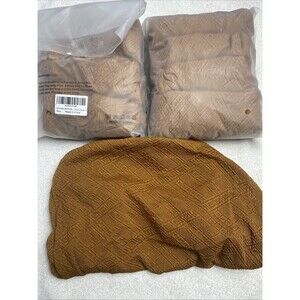 NORTHERN BROTHERS 8 Brown Seat Covers Dining Room Kitchen Chair Covers